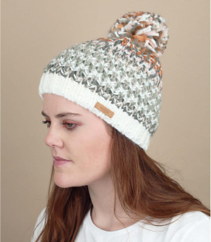 strisce beige del cofano nappa Nicole Beanie cream